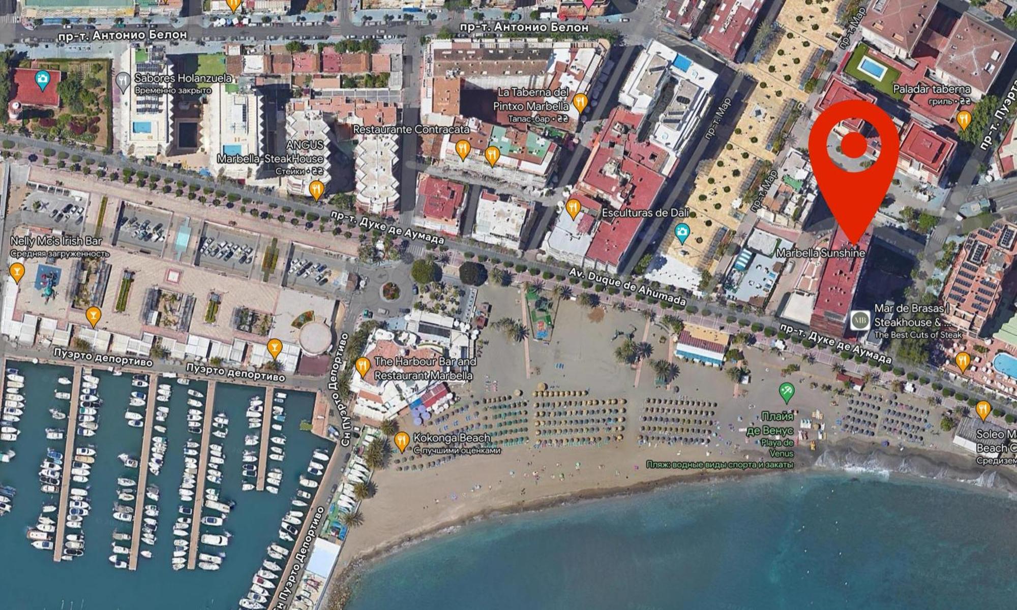 Beachfront 1Br Apartment In Center Of Marbella! Kültér fotó